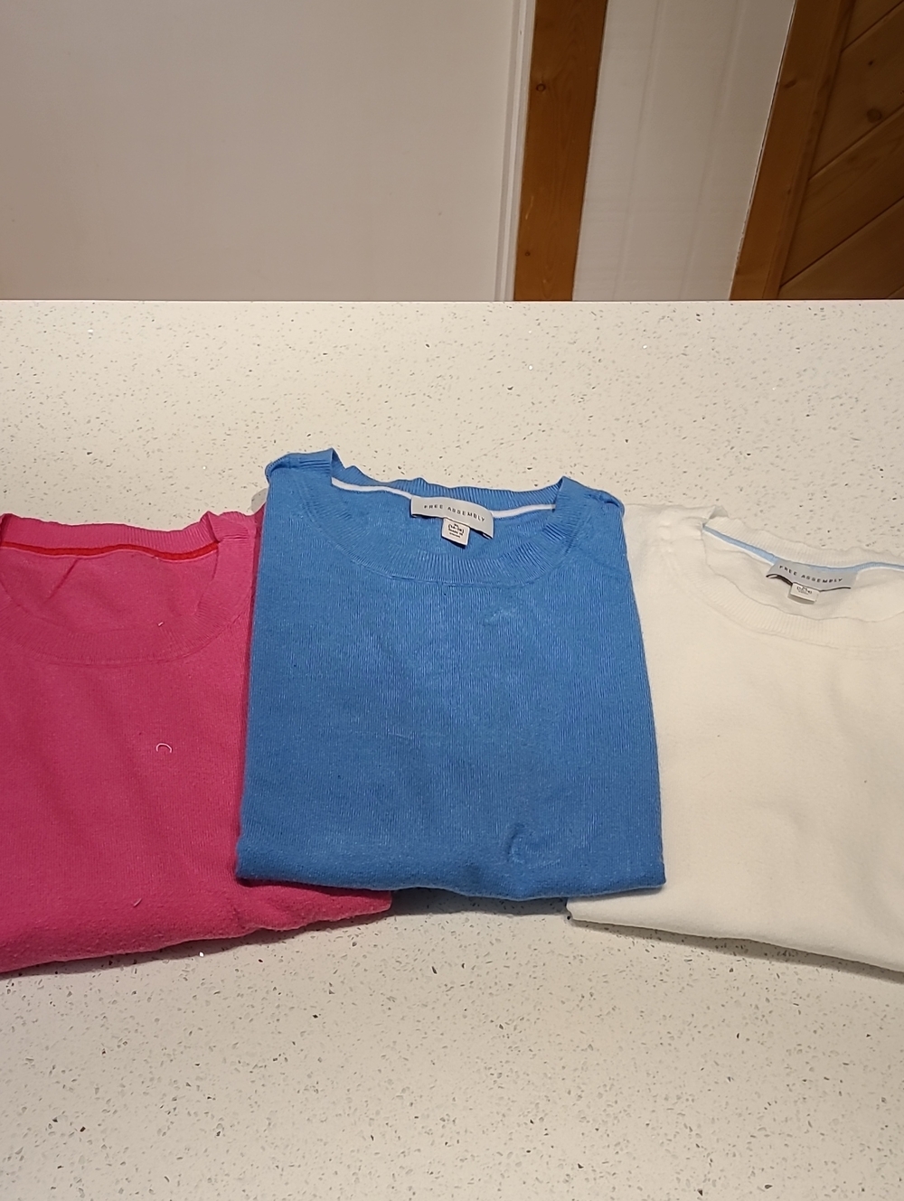 Free Assembly Crewneck Women's Soft Lightweight Knit Bundle